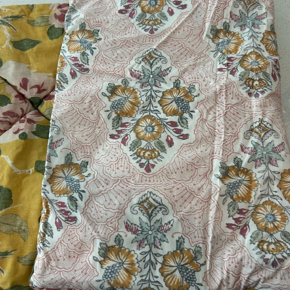 Pottery Barn Soleil Reversible Percale King Pillow Sham NWOT